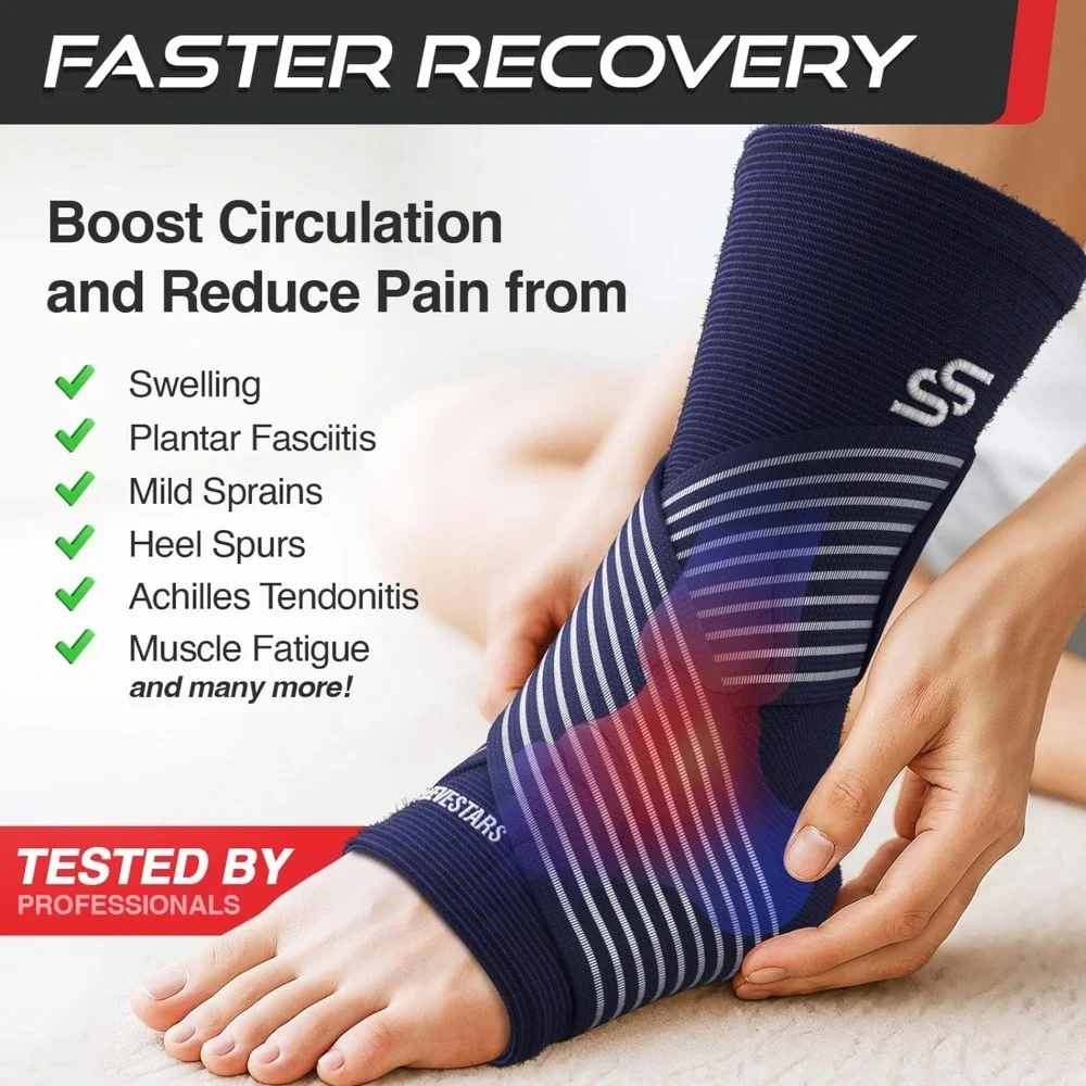 Sleeve‎ Stars Ankle Brace Ankle Wrap Men/Women Single M 10